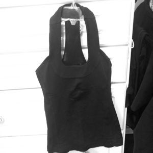 Lululemon black halter tank - size 4